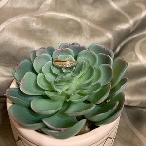 Sterling silver wedding band